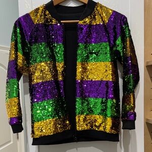 Kids Unisex Mardi Gras Jacket